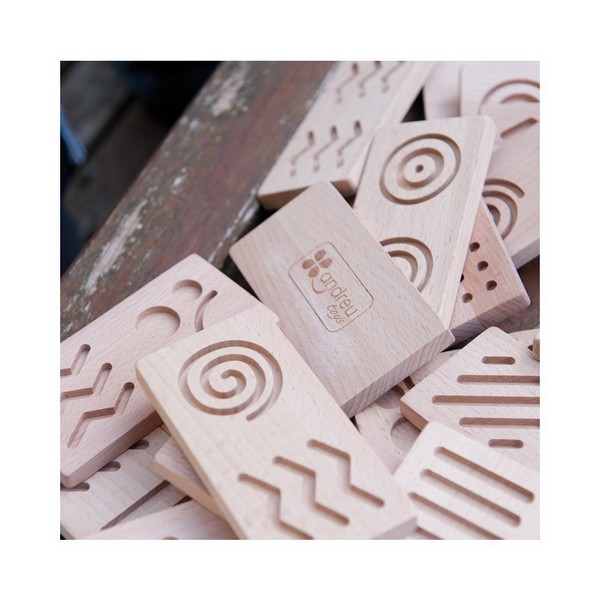 Продукт Andreu toys Гигант - Дървено сензорно домино - 0 - BG Hlapeta